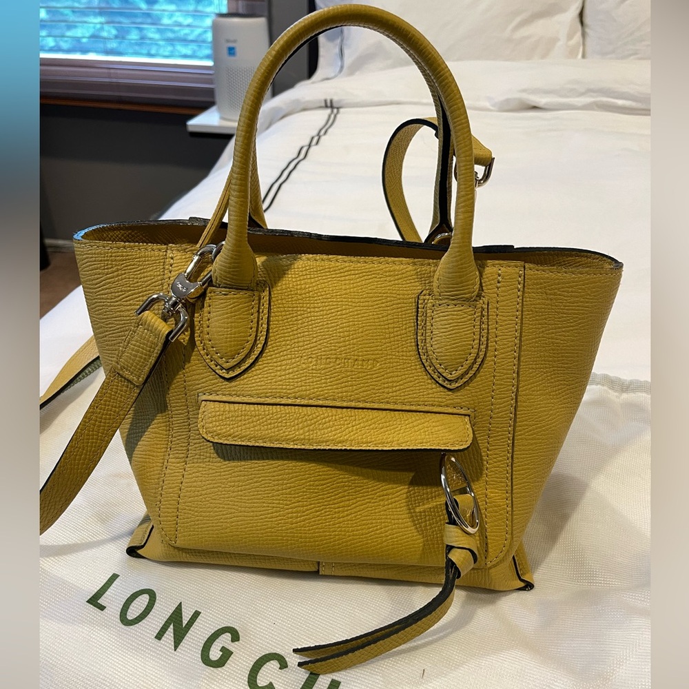 Longchamp Small Mailbox Leather Crossbody Bag